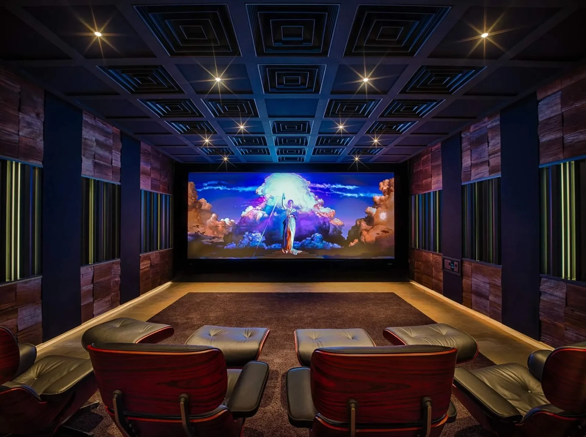 Home Theater with ASCEDNO Subwoofers